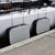 Hauraki Rectangle Inflatable Fender - light grey and black rectangle inflatable boat fenders using drop stitch technology